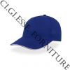 Berretto baseball cotone blu royal